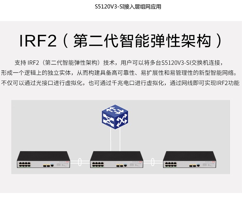 華三 8口千兆智能網管型交換機