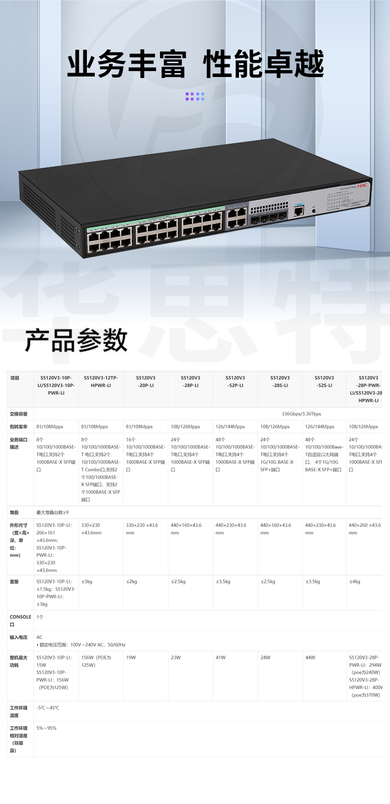 H3C交換機(jī) LS-5120V3-28P-HPWR-LI