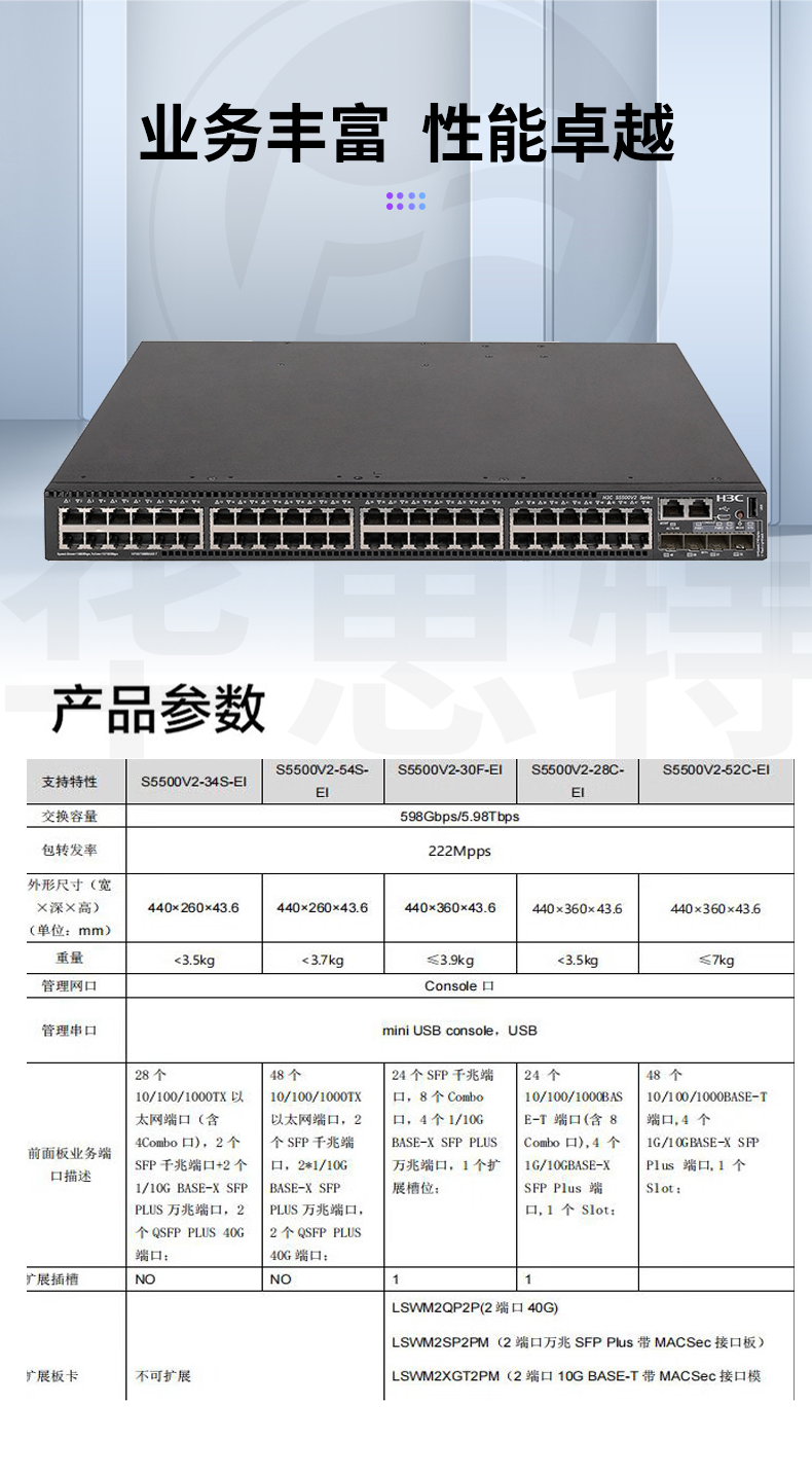 H3C交換機 LS-5500V2-52C-EI