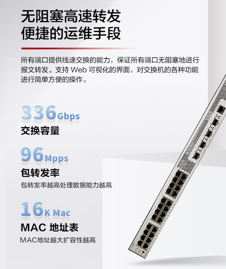 華為S200-24T4X-QA2 web網管萬兆交換機