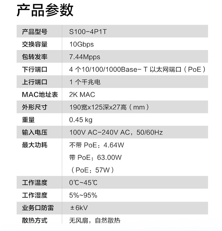 華為S100-4P1T 企業(yè)級(jí)交換機(jī)